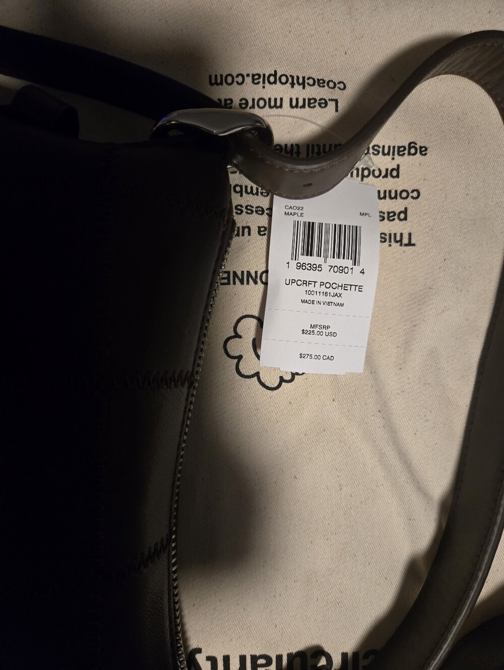 Coachtopia Alter/Ego Small Slouchy Shoulder Bag- Maple - Picture 10 of 12